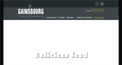 Desktop Screenshot of gainsbourg.be