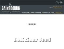Tablet Screenshot of gainsbourg.be